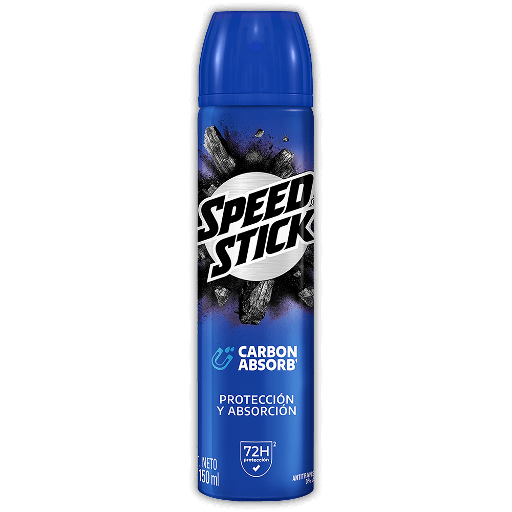 Presentaciones desodorante Speed Stick Carbon Absorb