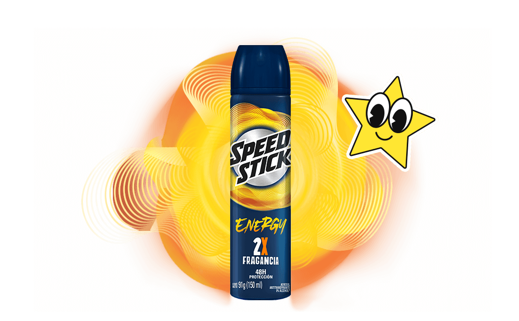 Desodorante Speed Stick Energy en aerosol